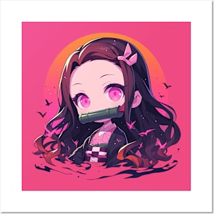 nezuko Posters and Art